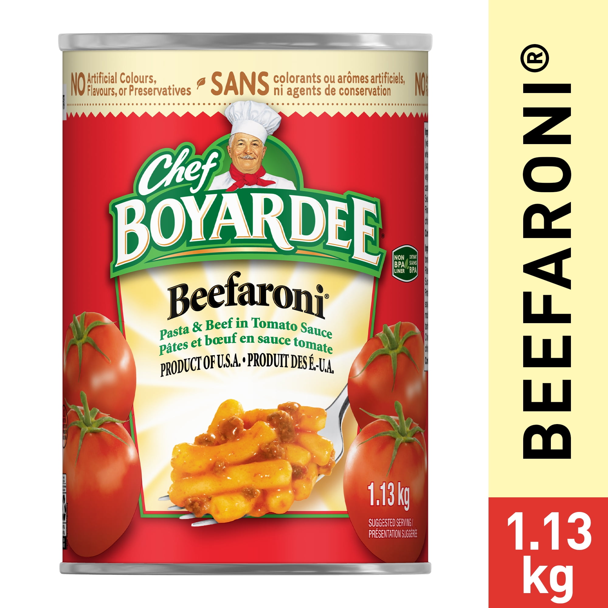 Chef Boyardee® Beefaroni Pasta and Beef In tomato Sauce