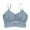Blue, variant on Bigersell Lace Bralettes Women V-Neck Crop Tank Tops Camisole Full-Coverage Wireless Bra Ladies Push-up Bras No Underwire Comfort Soft Padded Bra Sleep Bras Everyday Wire-Free Bras Hot Pink One Size