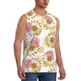 thumbnail image 2 of Fotbe Men's Sunflowers Print Men's Sleeveless Muscle Tank Tops Casual T-Shirts for Gym Workout Beach-XX-Large, 2 of 8