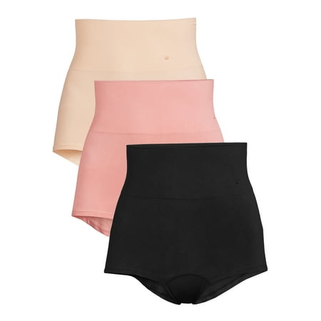 

Sofia Intimates by Sofia Vergara Women s Seamless Boyshorts Panties 3-Pack