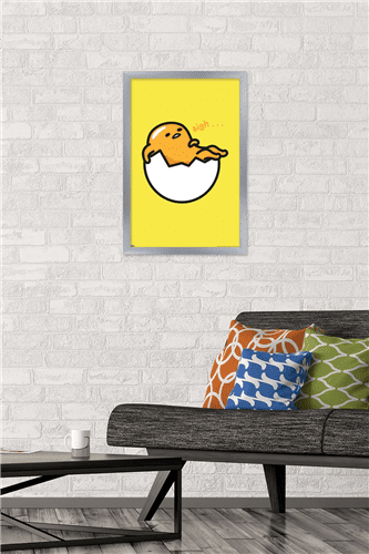 Gudetama - Sigh Wall Poster, 14.725" x 22.375" Framed