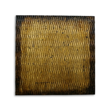 - Screen Gems Metallic Pattern Brown Wall Art SGWA-85