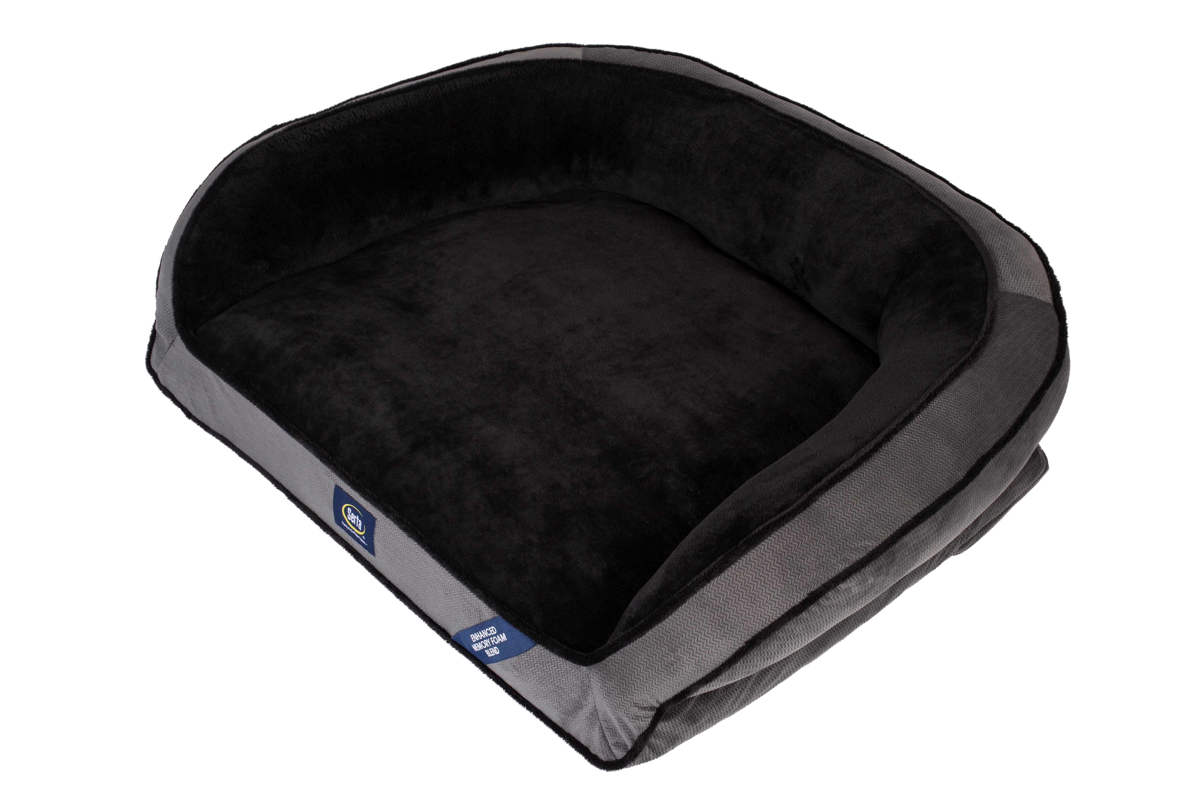 Serta shredded foam oval couch dog bed sale