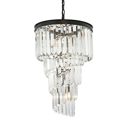 

Palacial 6-Light Chandelier in Oil Rubbed Bronze with Clear Crystal