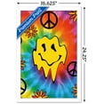 thumbnail image 3 of Groovy Melting Smile Face Wall Poster, 14.725" x 22.375" Framed, 3 of 5