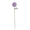 Purple, variant on White White Handmade Yarn Pom Pom Flower Bouquet For Home Table Decoration 9.8X3.9X3.9Inch