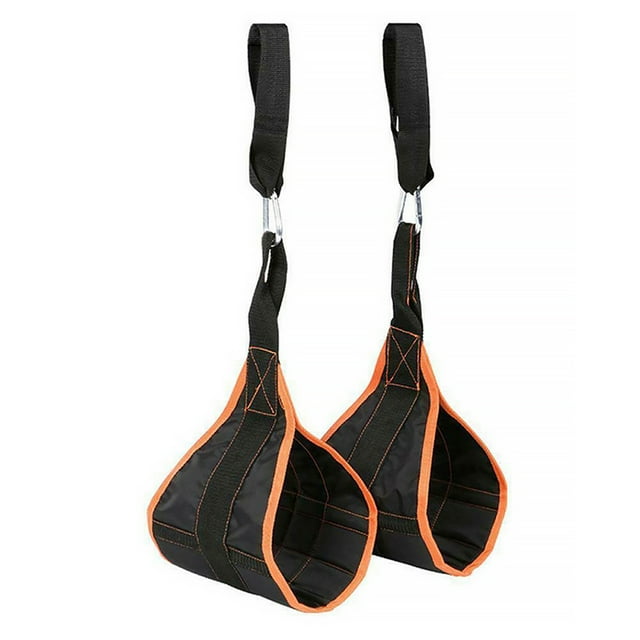 Advancent 2 uds mujeres hombres gimnasio Fitness Sling Correa barra Horizontal portátil Abdominal cinturón colgante ejercicio equipo de Gimnasios en casa Naranja