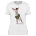 thumbnail image 1 of Puppy Raises A Paw T-Shirt Women -Image by Shutterstock, Female Medium, 1 of 2