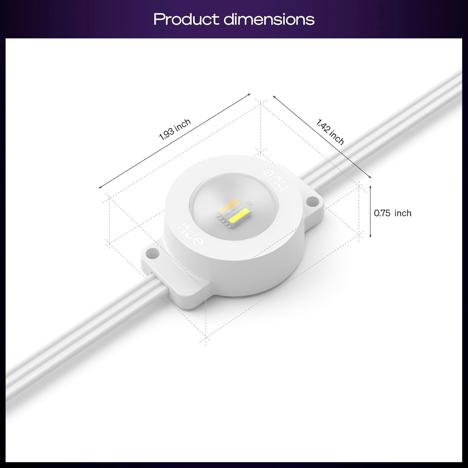 Philips Hue Festavia Permanent 90 FT/48 Lights White