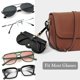 thumbnail image 4 of Paquete de 2 bolsas de cuero suave para gafas de sol, estuche para gafas, bolsa portátil para gafas con correa para la muñeca con Clip de botón, 4 of 5