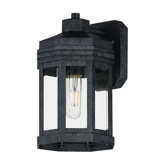 30221CLBKP-Maxim Lighting-Wright - 1 Light Outdoor Wall Mount-12.25 Inch Tall and 7 Inch Wide