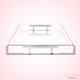 thumbnail image 4 of Home Redefined Bandeja Decorativa Rectangular de Acrílico de 16" x 12" con Asas de Metal Plateado, 4 of 6