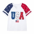 thumbnail image 4 of 250 Anniversary Usa Shirt Women Anniversary Celebration Short Sleeve T Shirt For Commemorative Top Soft Casual Tee, 4 of 4