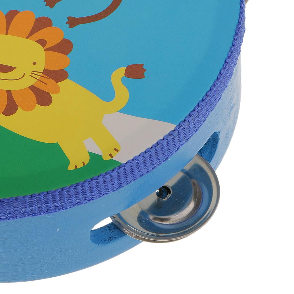 LeeQinersw 4 Pieces Tambourine toy children kids Musical Percussion Instrument