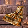 thumbnail image 6 of Autumn Porch Harvest Display Pumpkin Wreath, Cozy Friendship Quote Scene, Warm Flannel Blanket for Living Room and Reading Nook, Art Lovers Thanksgiving Gift, Artistic Home Decor, 6 of 9