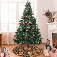 thumbnail image 7 of Picia Sunflowers Mushrooms Print Christmas Tree Skirt , Christmas Tree Skirt Ornaments for Merry Christmas Holiday Party Decorations Indoor Outdoor-30", 7 of 7
