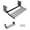 Silvery, variant on Heavy-Duty Retractable Camper Steps, 5mm Steel & Aluminum Alloy, 450LB Load, Non-Slip Pedals with Locking Switch, Easy Fold for RV Trailer Door