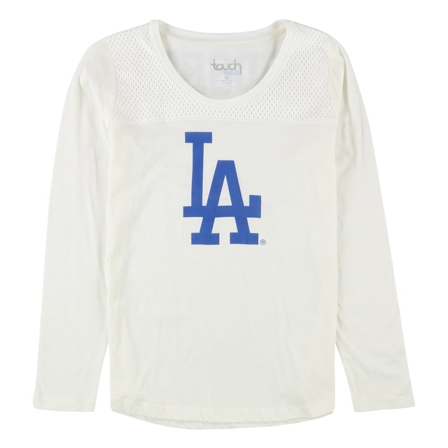Camiseta gráfica Touch de Los Dodgers de Los Angeles para mujer color blanco roto talla mediana