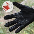 thumbnail image 4 of Gants Squelette Chauds Flexibles à Prise Renforcée pour la Randonnée, Plein Air, Chasse, Airsoft, Paintball, Cyclisme, Moto, Multiusage, TG, Bleu, 4 of 4