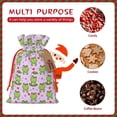 thumbnail image 7 of Fuzoiu Happy Frogs1 Print Christmas Gift Bag,Burlap Gift Bag with Drawstring Closure & Hang Tag,Perfect for Holidays, Birthdays, and Special Occasions-Medium, 7 of 7