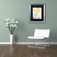 thumbnail image 3 of Trademark Fine Art "Yellow Flower Blossoming" Canvas Art by Sheila Golden, Black Matte, Silver Frame, 3 of 4