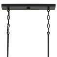 thumbnail image 5 of Briarwood Collection Five-Light Textured and Cerused Black Farmhouse Style Linear Island Chandelier Light, 5 of 14