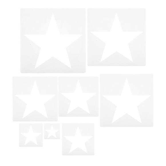 GOOHOCHY 8 Plaques d'Étiquettes grandes de Différentes Tailles pour Peinture, Plastique, Réutilisables, pour Tissu, Rideaux, Papier, Décoration de la Maison.