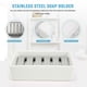 thumbnail image 5 of Ceramic Soap Dish Stainless Steel Soap Holder, Ceramic Soap Dish SUS304 Stainless Steel Tray for Sh, 5 of 5