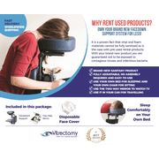 Vitrectomy Recovery - COMPLETE FACE DOWN SUPPORT SYSTEM PACKAGE (TWO-WAY MIRROR INCLUDED)-IDEAL FOR VITRECTOMY, MACULAR HOLE AND RETINAL DETACHMENT PATIENTS