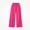 Hot Pink, variant on DJDLJWCJ Girls Wide Leg Sweatpants Elastic Waist Warm Casual Baggy Pants Side Pocket Outdoor Hiking Trousers Pink Size 5T