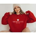 thumbnail image 2 of Mickey And Co Sweatshirt Est 1928 Sweatshirt Crew Neck Disney Sweatshirts Trip, 2 of 4