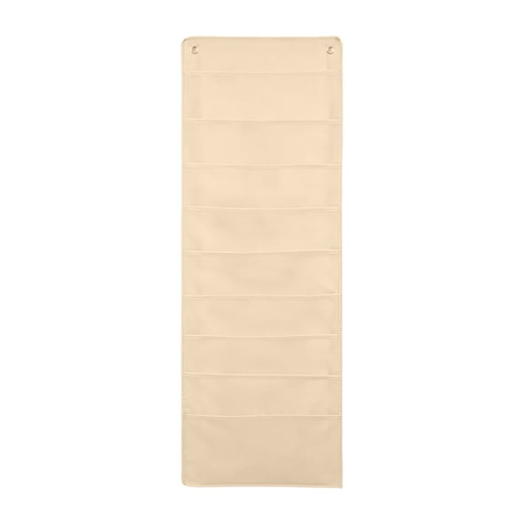 Hanging Wall File Organizer, Fabric Pocket Document Holder for Letter and Legal Size Paperwork, Over the Door Folder Storage for Home Office and Classroom
