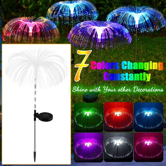 AZXY Solar Landscape Lights,Solar Lights Outdoor Waterproof,Decorative Solar Lights,Solar Pathway Lights Outdoor Waterproof,Led Fiber Lamp