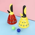 thumbnail image 4 of SHISUYAN Plastic Toy Ball Set for Children Playing 4 Rackets 6 Balls in Assorted Color Great for Backyard, 4 of 9