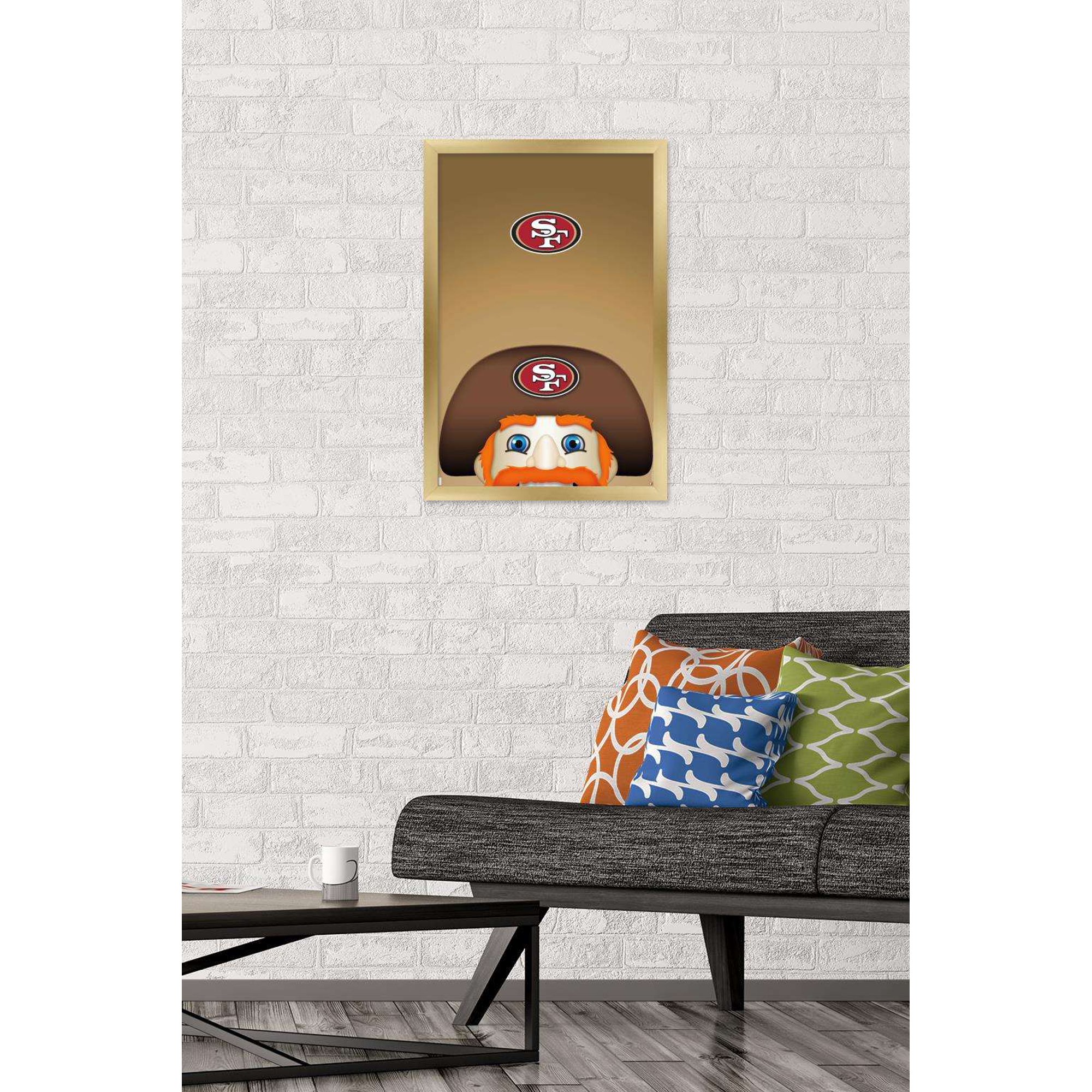 NFL San Francisco 49ers - Logo 21 Wall Poster, 22.375 x 34