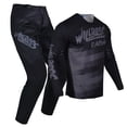 thumbnail image 2 of Willbros Motocross Jersey Pants Combo Mountain Dirt Bike MX Gear Set Offroad Package Riding Racewear Black (Jersey Adult M/Pants W32), 2 of 5