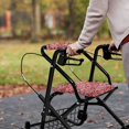 thumbnail image 4 of POLERO Non-Slip Fit Rollator Walker Cover for Street Scenes, Polyester Fabric Removable and Washable Stretchy Rollator Seat Cover, Swirls, 4 of 10