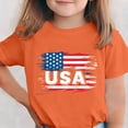 thumbnail image 2 of T-Shirt pour Enfants, Imprimé de la Fête de l'Indépendance à Manches Courtes et Col Rond, Haut Décontracté et Polyvalent pour Garçons et Filles de 3 à 15 Ans, 2 of 6