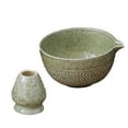 thumbnail image 3 of GUOOL 2 Pieces Traditional Japanese Matcha Bowl with Whisk Holder for Home, 3 of 9