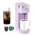 thumbnail image 1 of Cafetera CHULUX Slim Single Serve para cápsulas K, 200 ml, color lavanda, 1 of 6