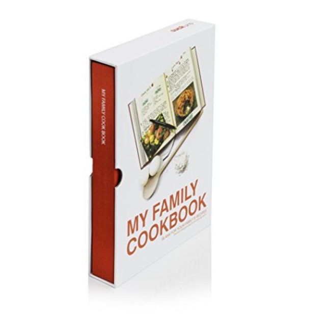 Suck UK Recipe Book To Write In Your Own Recipes | Blank Recipe Book & Cookbooks To Write In | Hardcover Recipe Notebook | Blank Cookbook & Recipe Journal | Make Your Own Cookbook | DIY Cookbook | Red