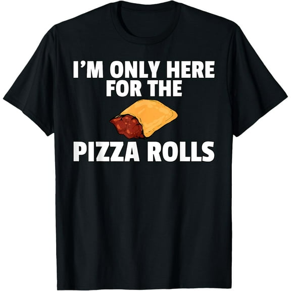 Playful Comfort Tee - Pizza Rolls Funny Cheese Snack T-Shirt