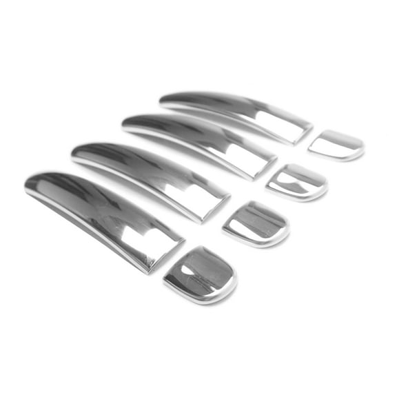 OMAC Door Handle Cover Protector for VW Tiguan 2009-2017 Stainless Steel Chrome 8 Pcs