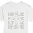 thumbnail image 3 of Marvel Hulk - Monochrome - Men's Short Sleeve Graphic T-Shirt, 3 of 5