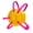 Athletic Gold w/ Pink Straps, variant on Classic Wrestling Headgear Pink Straps