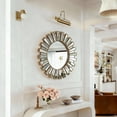 thumbnail image 6 of SHYFOY 24" Sunburst Decorative Gold Wall Mirror Round Wall Accent Mirror for Home Decor, 6 of 10