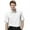 White, variant on Monterey Club Men's Mini Jacquard Texture Solid Golf Polo Shirt #1056