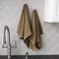 thumbnail image 5 of RITZ Royale Collection 100% Combed Terry Cotton, Oversized Kitchen Towel Set, 2-Pack, Solid, Mocha, 5 of 7