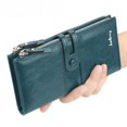 thumbnail image 2 of Wallet Women's Long Large Capacity Buckle Zipper Clutch Fashionable Multi-card Wallet, 2 of 6