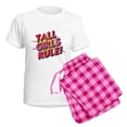 thumbnail image 5 of CafePress - Tall Girls Rule! Women's Light Pajamas - Women's Short Sleeve Print T-Shirt and Pants Light Cotton Pajama Set, 5 of 7